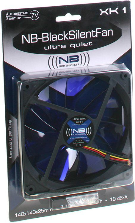 Ftohës Noiseblocker BlackSilent XK1, 140 mm