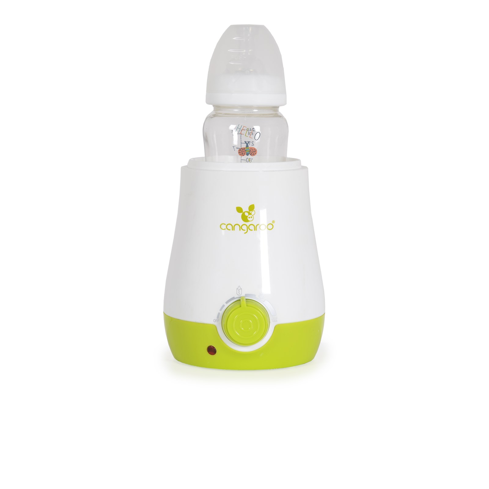Ngrohëse për shishe Cangaroo BabyUno, 150W, e bardhë/gjelbër