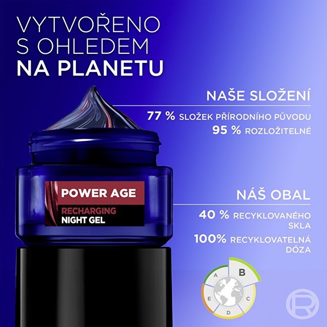 L'Oréal Men Expert Power Age Recharging Night Gel, 50 ml