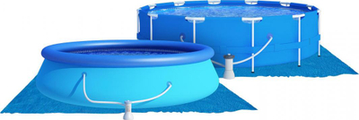 Tapet gome për pishinë kopshti Blown Inflatable DM-115, 435 x 435 cm