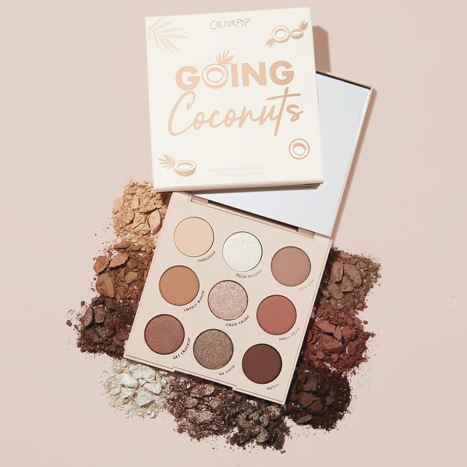 Paletë për sy Colourpop, Going Coconut, 9g