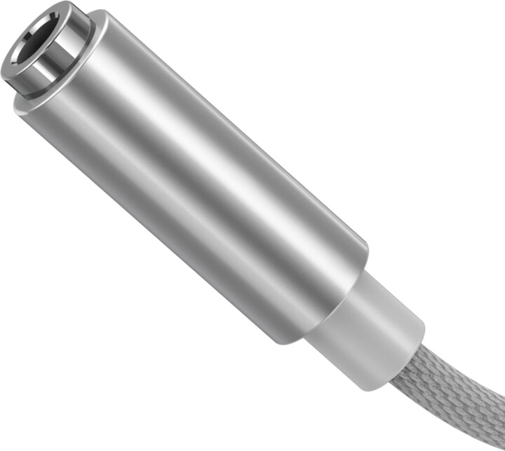 Kabllo BASEUS Seria Cafule, Lightning  - Jack 3.5mm, M/F, e bardhë