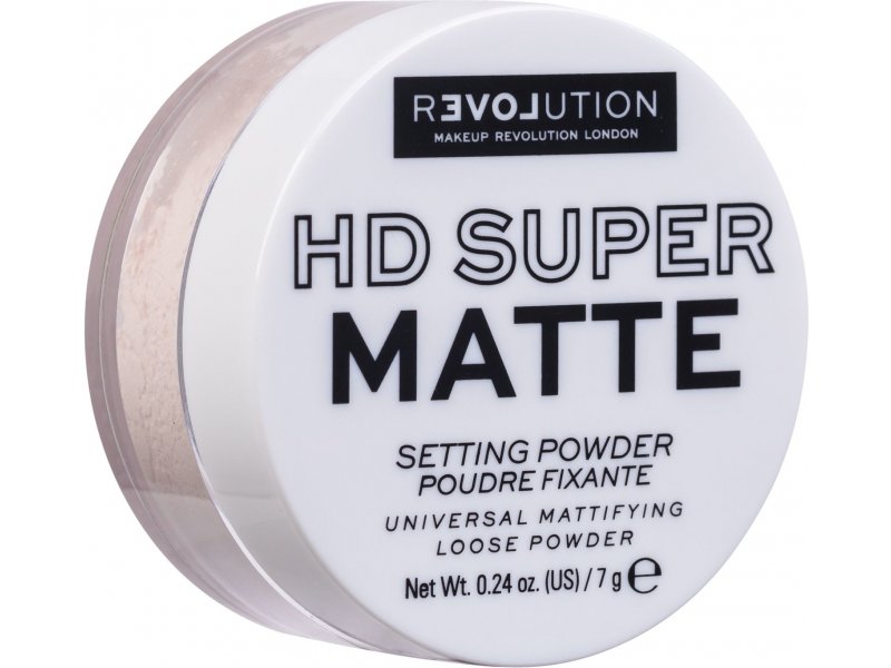 Pudër pluhur Revolution Relove Hd Super Matte, 7 g
