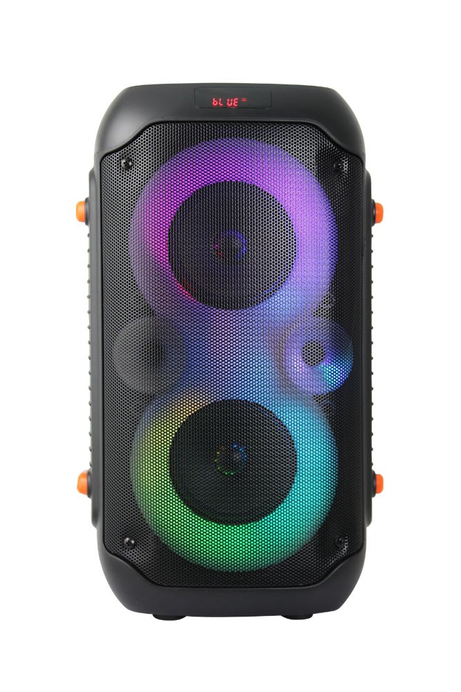 Комплет звучници и микрофон Esperanza EP156, Bluetooth, FM, RGB LED, 20W, црн