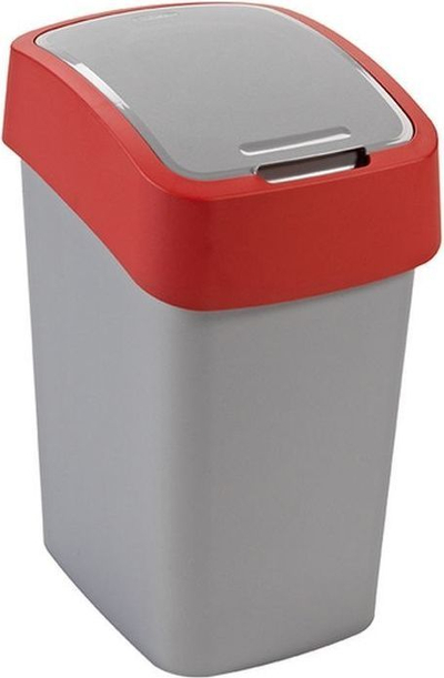 Kosh mbeturinash Curver Pacific Flip, 10L, i kuq 