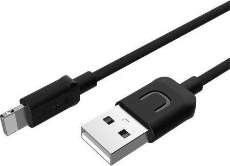 Kabllo Lightning Usams USB-A, 1m, e zezë