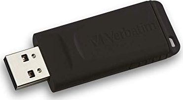 USB Verbatim Slider, 128GB, e zezë