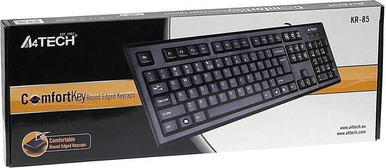 Tastierë e zezë me tel A4Tech KR-85 (A4TKLA19739)