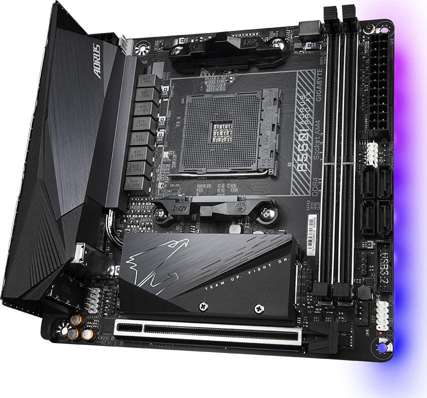 Pllakë amë Gigabyte B550I Mini ITX, AMD B550