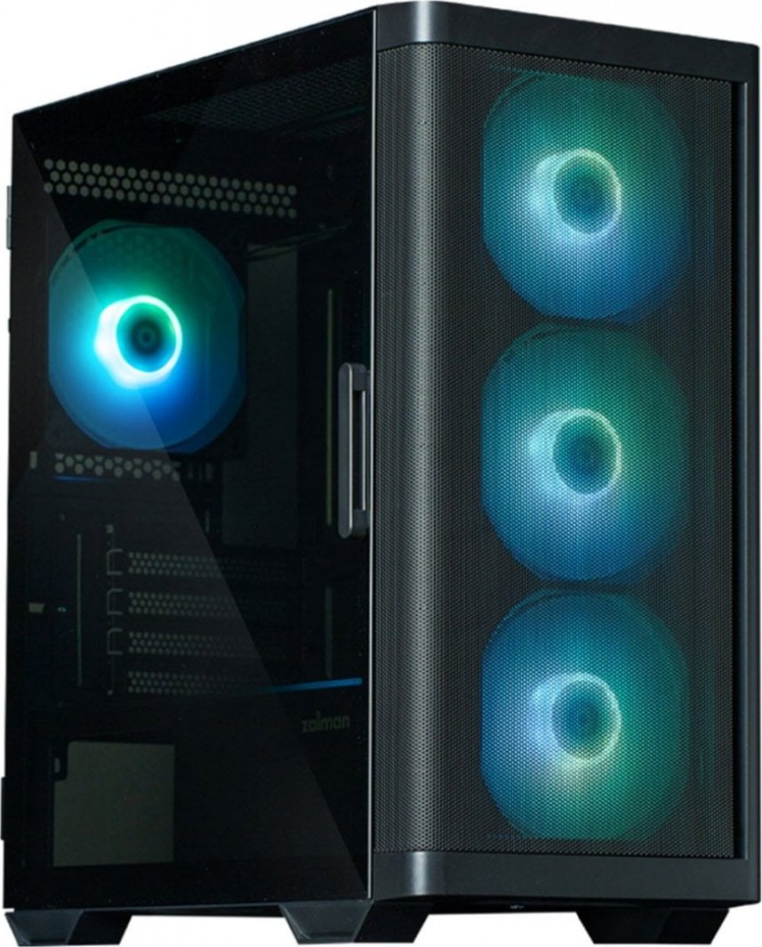 Куќиште за компјутер Zalman M4 ARGB, Црна, Mini Tower