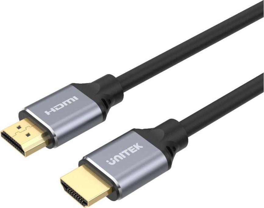 Kabllo Unitek HDMI - HDMI, 2m, e argjendtë (C138W)