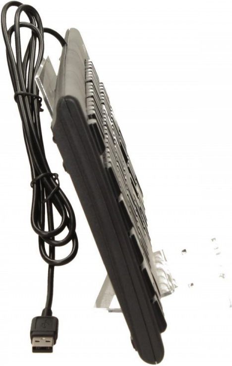 Тастатура A4Tech KR-83, со кабел, US, Црна
