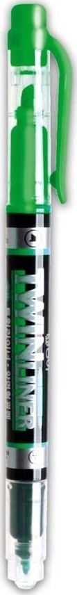 Marker Dong-A me dy anë, 12 copë, i gjelbër