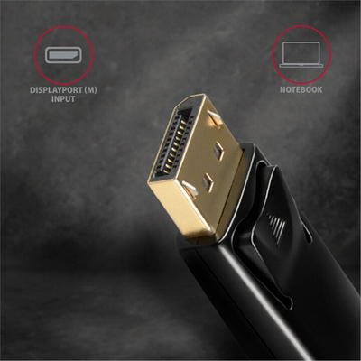 Përshtatës AXAGON DisplayPort - HDMI 1.4, 4K @ 30Hz