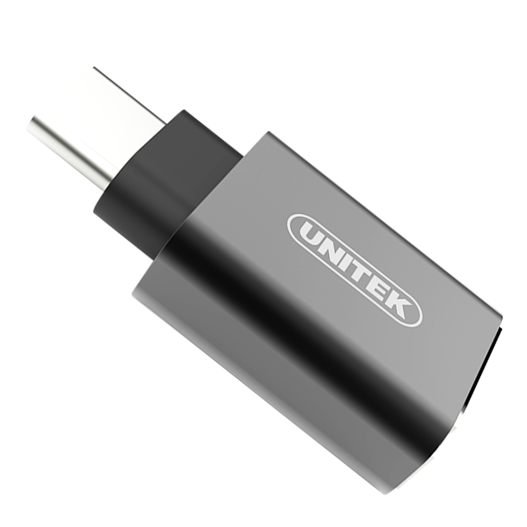 Адаптер USB A - USB C, сив