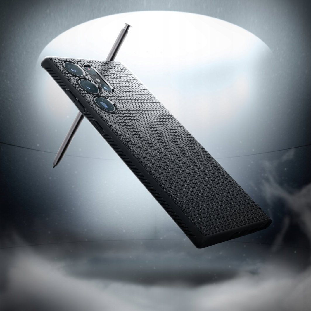 Mbrojtëse Spigen Liquid Air për Samsung Galaxy S25 Ultra, e zezë