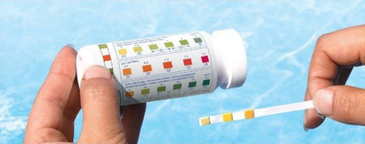 Testues për pishina Bestway 3në1 për PH, alkalinitet të ujit dhe klor, 50 copë