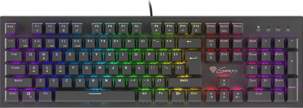 Tastierë Genesis Thor 300 RGB Otemu, FR, e zezë