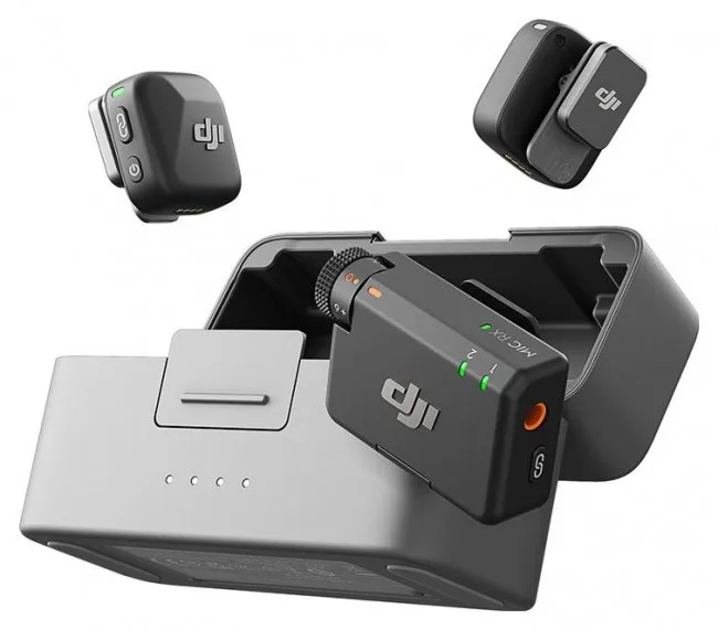 Sistem mikrofoni DJI Mic Mini (2TX+1RX + kuti karikimi)