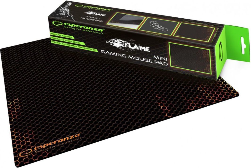 Mauspad Esperanza Flame Mini, S, i zi