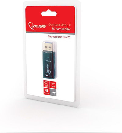 Memorie Gembird UHB-CR3-01, 8.5 x 1 7x 60 mm, e zezë