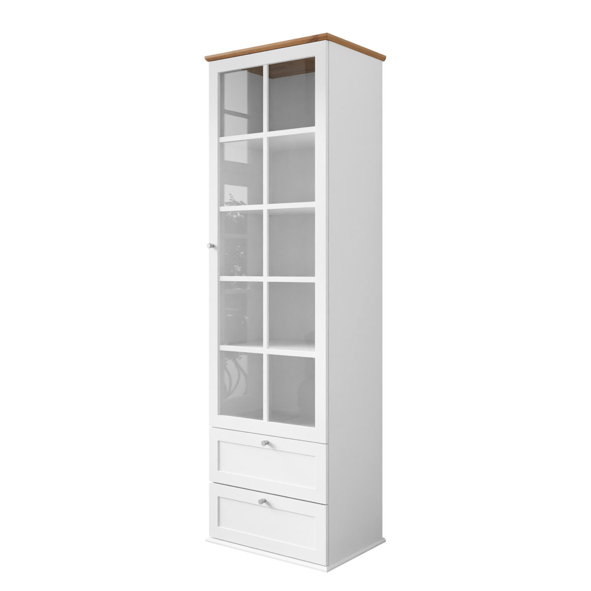Vitrinë me xham Fritkit 2SZ1D (62 x 201 x 43)
