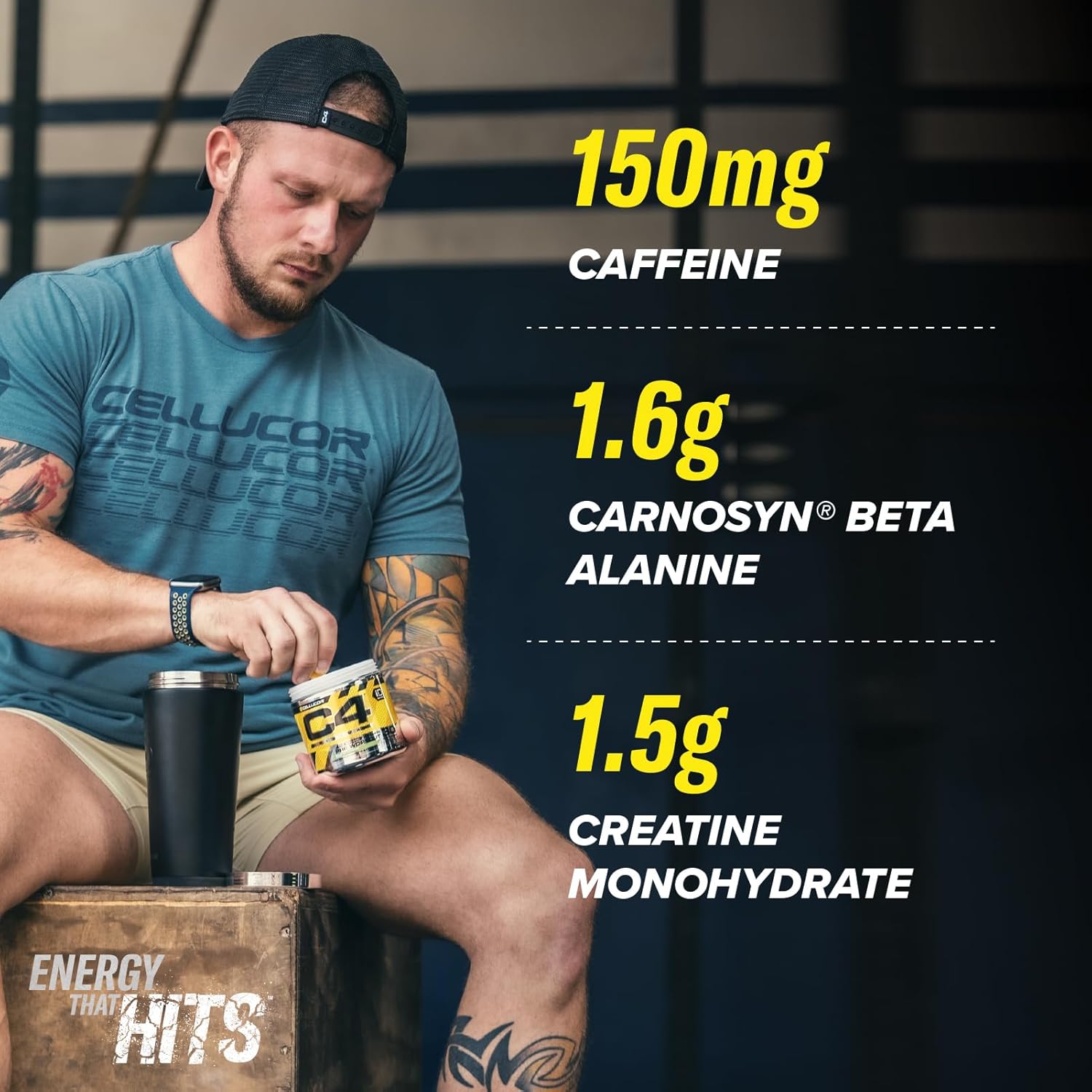 Suplement Cellucor Pre-Workout C4 Original 30 servings Strawberry Margarita, 201g
