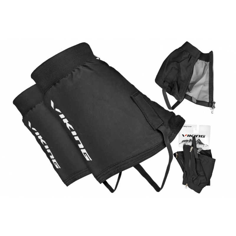 Mbrojtëse për çizme Viking - Gaiters Trivor, e zezë, XL