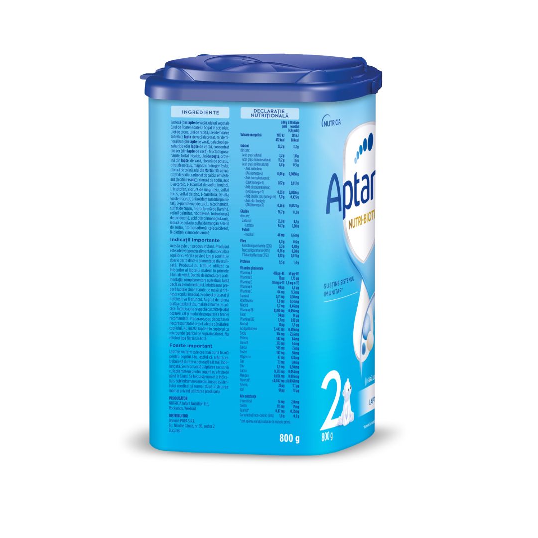 Aptamil 2 800 gr - Qumesht Pluhur per Foshnje 6 deri ne 12 muaj