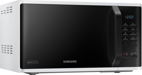 Furrë me mikrovalë Samsung, 800 W, e bardhë/zezë
