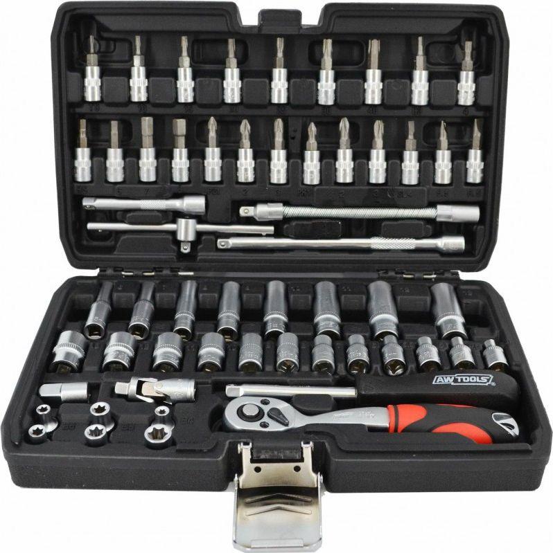 AWTOOLS 1/4 Комплет Насадки, 56 Делови