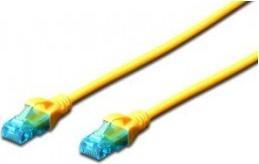 Kabllo Digitus Patchcord UTP cat.5e 30m PVC, e verdhë
