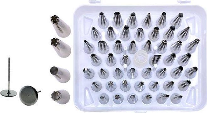 Set pajisje shtepiake për ëmbëlsira AG406F, 54 copë