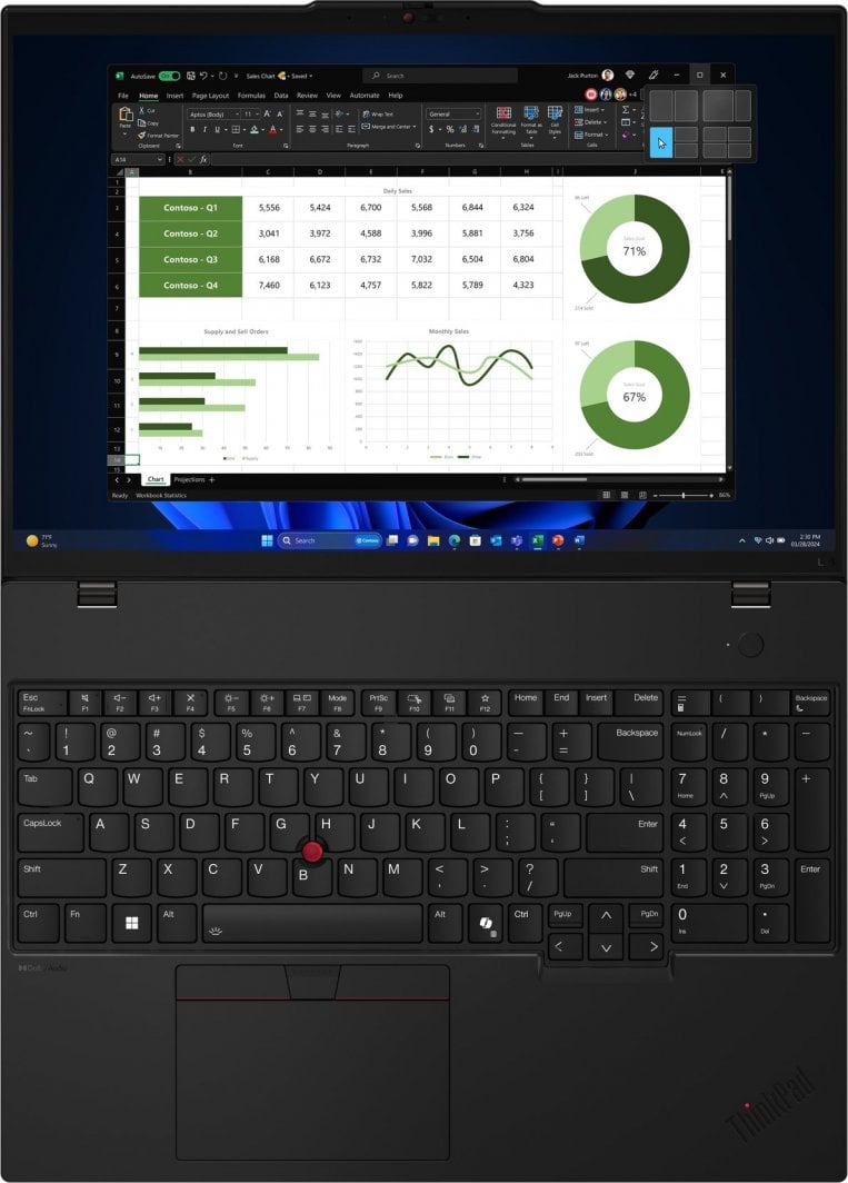Laptop Lenovo ThinkPad L16, 16", Intel Core Ultra 7 155U, 16GB RAM, 512GB SSD, i zi