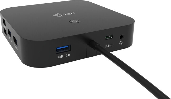 Docking station i-tec USB-C Dual Display me Power Delivery 100 W + karikues universal 112 W