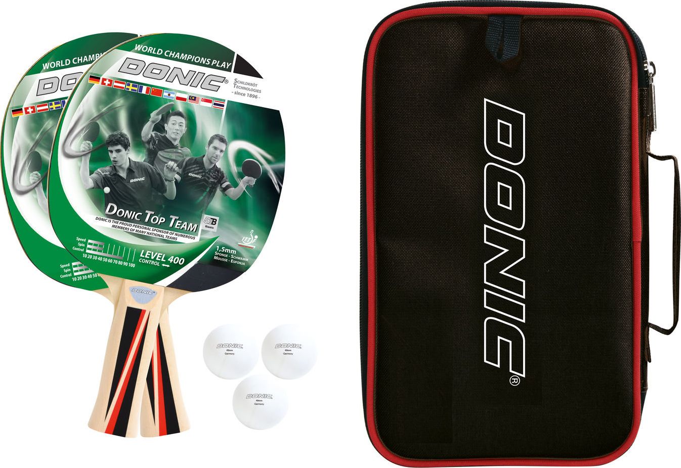 Set ping pongu Donic Top Team 400