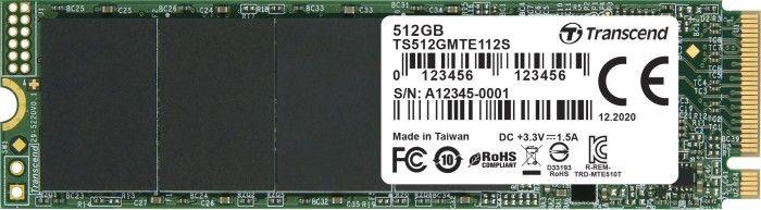 Disk SSD Transcend 112S, 512GB, M.2 2280 PCI-E x4 Gen3 NVMe Disk SSD Transcend 112S, 512GB, M.2 2280 PCI-E x4 Gen3 NVMe