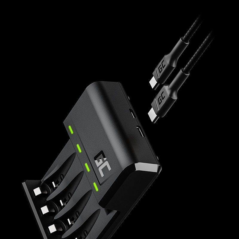 Karikues Green Cell VitalCharger për bateri AA AAA R6 R03 Ni-MH