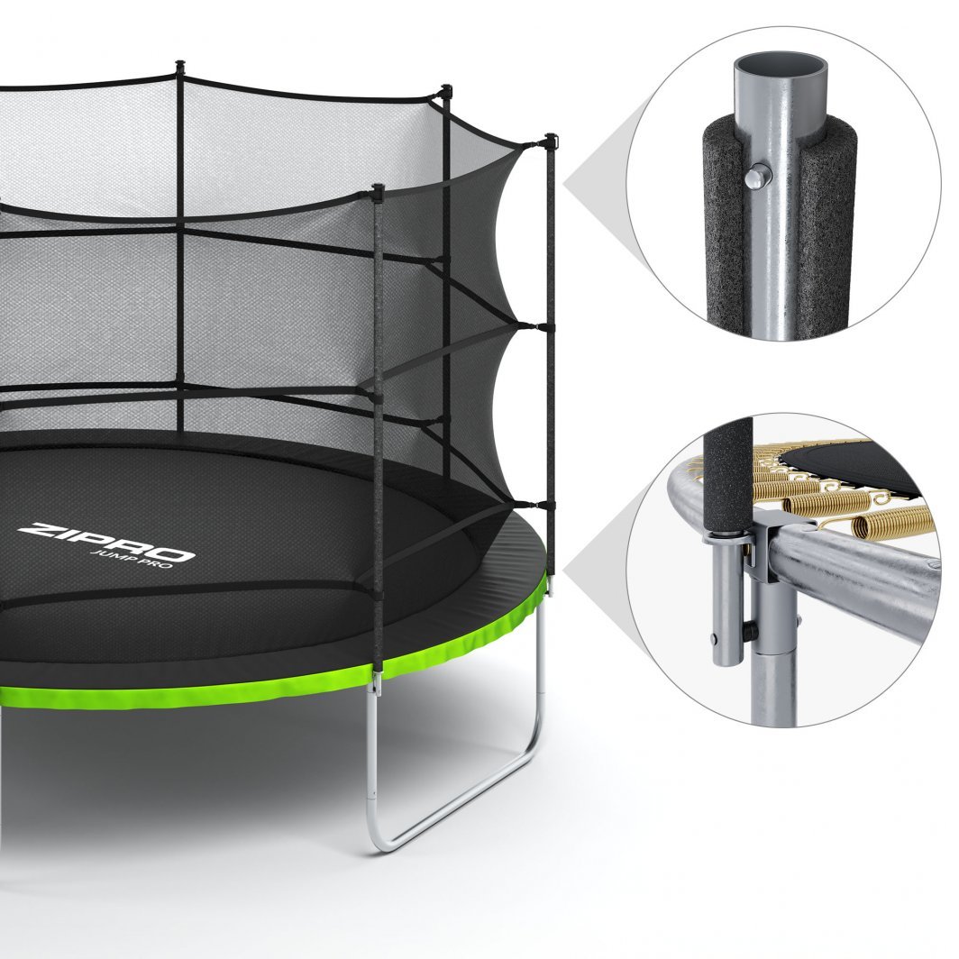 Trampolinë kopshti me rrjetë të brendshme Zipro 8FT (252cm)
