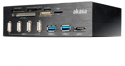 Lexues kartash Akasa AK-HC-05BK V2, 5.25"