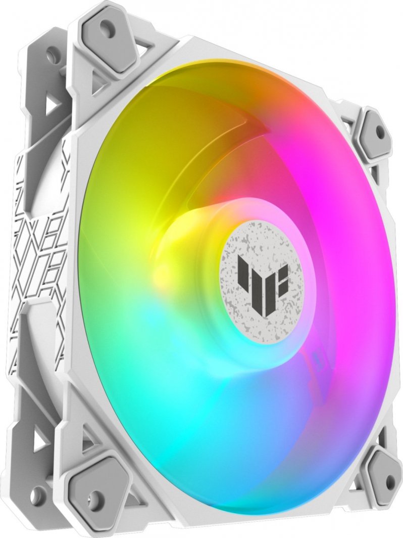 Set ftohësish Asus TUF Gaming TF120 ARGB, 3 copë, të bardhë