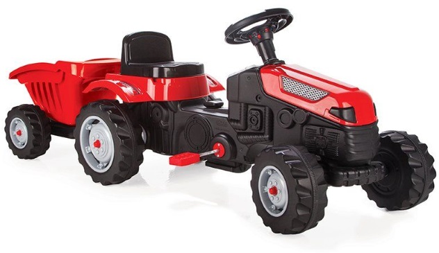 Traktor me pedale Pilsan, i kuq
