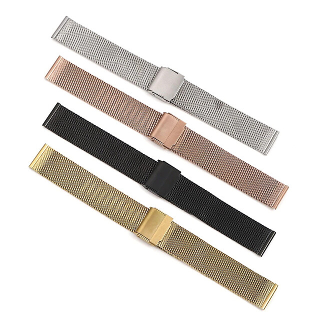 Rrip milanez 4wrist për Samsung 20mm, i zi
