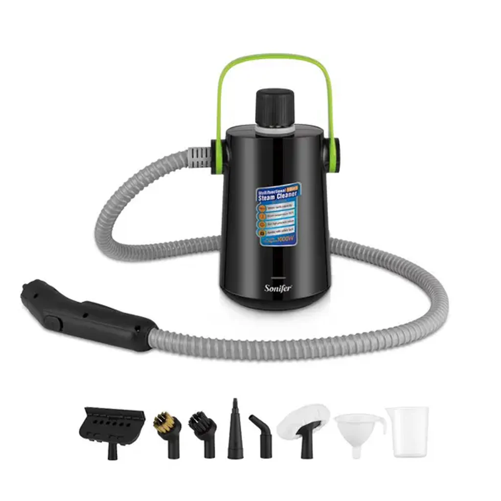 Aparat për pastrim me avull Sonifer SF-2254, 10në1, 1000W, 300ml, e zezë