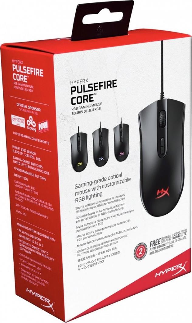 Maus HyperX Pulsefire Core, i zi (HX-MC004B)