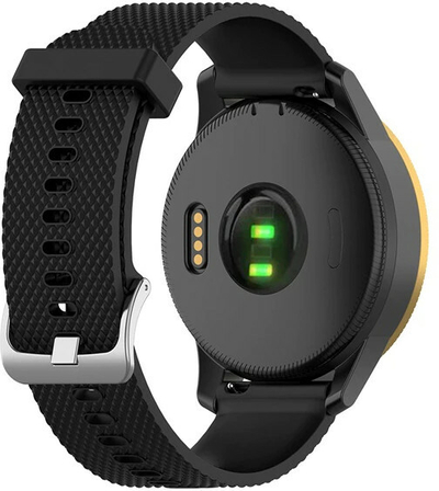 Rripa për orë dore 4wrist Garmin 20 mm, të zinj