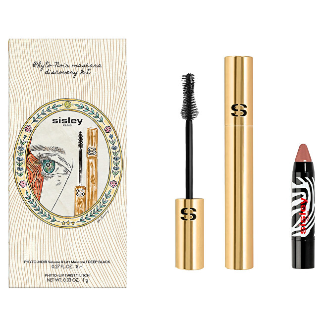 Козметички сет Sisley Phyto-Noir, маскара за трепки 7 мл + кармин 2,5 гр