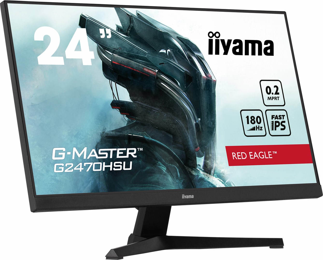 Монитор iiyama G-MASTER G2470HSU-B6, 23.8", 1920 x 1080, 180 Hz, i zi