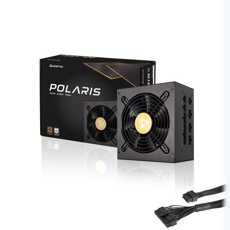 Burim energjie Chieftec Polaris, 20+4 pin ATX, 550 W