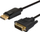 Kabllo Savio DisplayPort - DVI-D, 3 m, e zezë
